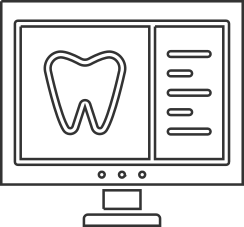 Icon für digitale 3D-Behandlungsplanung und vorhersehbare Ergebnisse mit Invisalign in 1210 Wien
